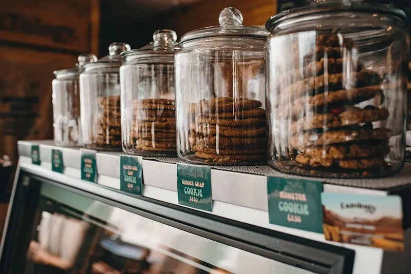 cookies, baked daily